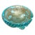 Italian Mid-Century Modern Murano Blue Glass Bowl For Sale