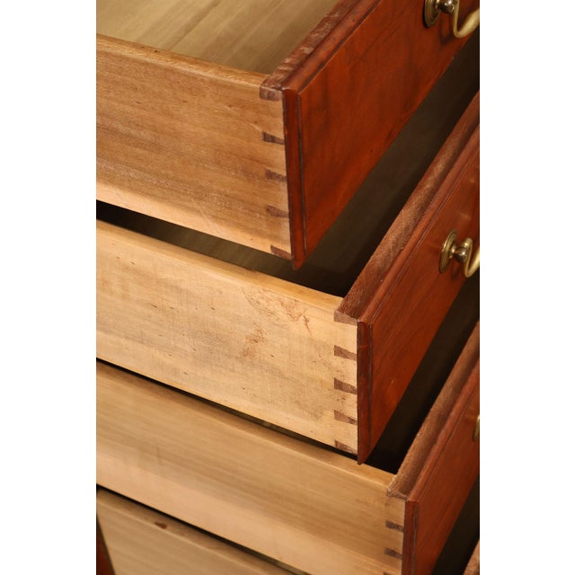 David T. Harring Chippendale Style Walnut Two Piece Jackson Press For Sale - Image 17 of 18