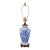 Mid 20th Century Blue & White Chinoiserie Porcelain Table Lamp For Sale