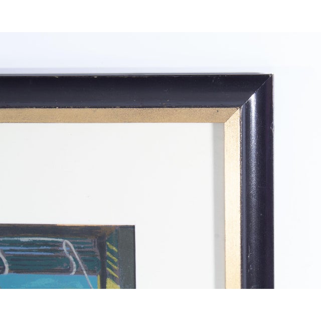 Serigraph of a Woman Playing a Guitar by Henry Mark For Sale In Indianapolis - Image 6 of 7
