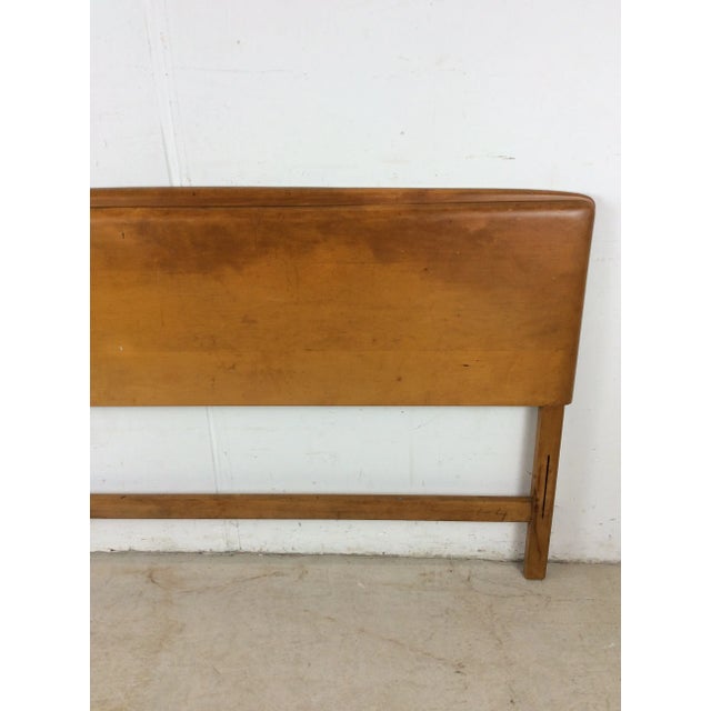 Mid Century Modern Headboard & Footboard by Heywood Wakefield For Sale In Philadelphia - Image 6 of 12