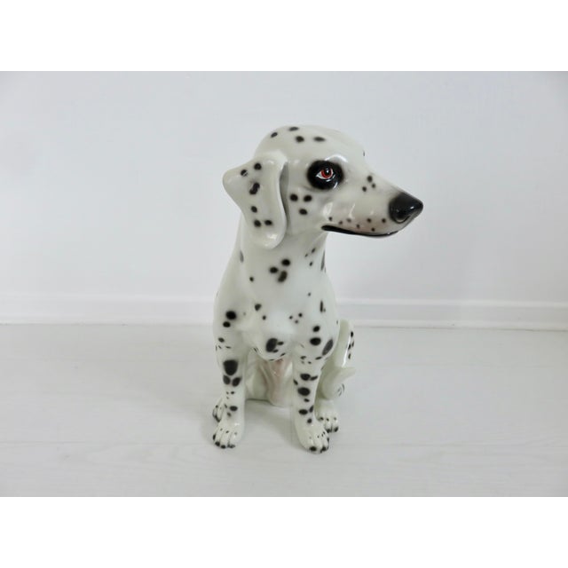 Very Large Ceramic Dalmatian, Italy, 1970s For Sale - Image 12 of 14