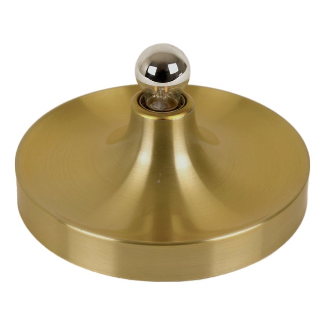 Les Arcs Lamp in Gold by Charlotte Perriand For Sale