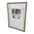 Offered is a vintage framed abstract painting. This piece features a nice gold frame and is signed by the artist and...
