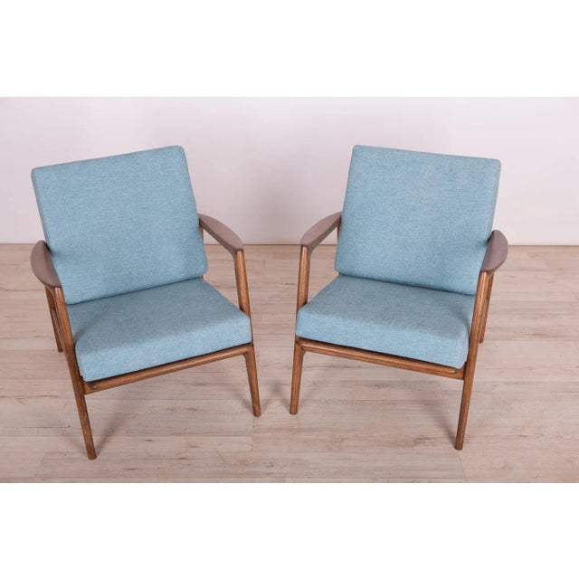 Set of 300-139 Armchairs from Swarzędzka Factory, 1960s For Sale - Image 4 of 18