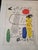 Vintage Mid Century Modern Signed Miro Lithograph For Sale - Image 12 of 12