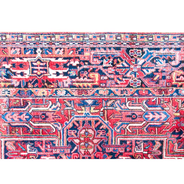 1940s Mid 20th Century Persian Heriz Rug For Sale - Image 5 of 16
