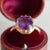 Mid 19th Century Gold and Amethyst Ring Circa 1850, Size 6.5 For Sale - Image 5 of 7