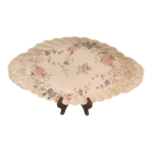 Marx and Gutherz Carlsbad Oval Shallow Bowl, 1890s