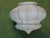 White Vintage Light Shade Frosted Glass Empire For Sale - Image 8 of 11