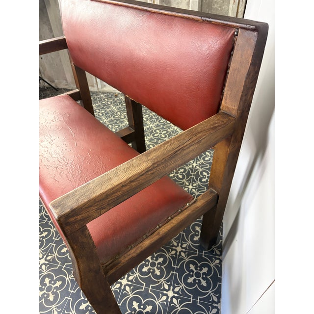 20th Century West Yorkshire Police Station Bench, 1950s For Sale - Image 14 of 18