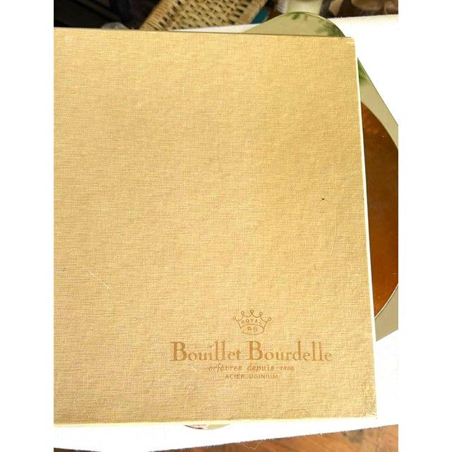 Silver 1960s Mid Century Modern Bouilett Bourdelle Serving Tray Minimalist Luxury Entertaining Wedding - Set of 2 For Sale - Image 8 of 13