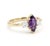 Amethyst Engagement Ring | Marquise Cut Gemstone Ring | February Birthstone Promise Ring for Women Us 7 For Sale - Image 4 of 5