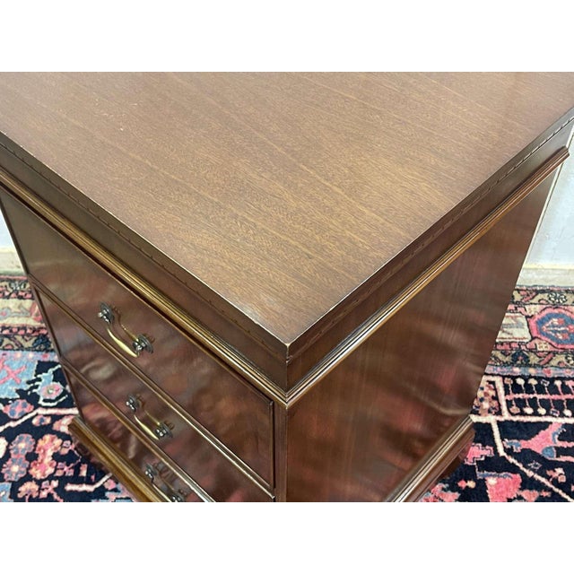 English Mahogany Chest of Drawers, 1950s For Sale - Image 10 of 14