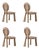 Mary II Dining Chairs by Ottiu, Set of 4 For Sale