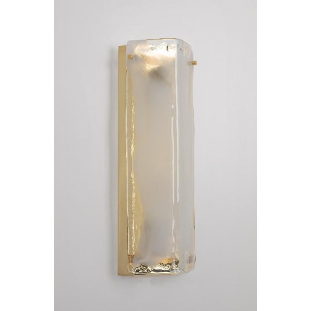 Gold Mid-Century Murano Glass Wall Sconce from Kalmar, Austria, 1960s For Sale - Image 8 of 14