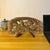 A 1920s Chinese architectural wood fragment, hand-carved and mounted as a tabletop sculpture. Originally part of a timber-...