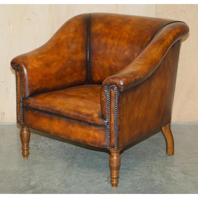 Royal House Antiques is delighted to offer for sale this stunning pair of George Smith cigar brown Somerville occasional...