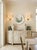 Off-white Vintage 3d Raised Geranium Botanical Ceramic Wall Platter For Sale - Image 8 of 12
