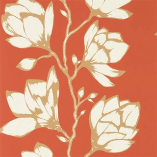 Harlequin Lustica Wallpaper in Russett For Sale