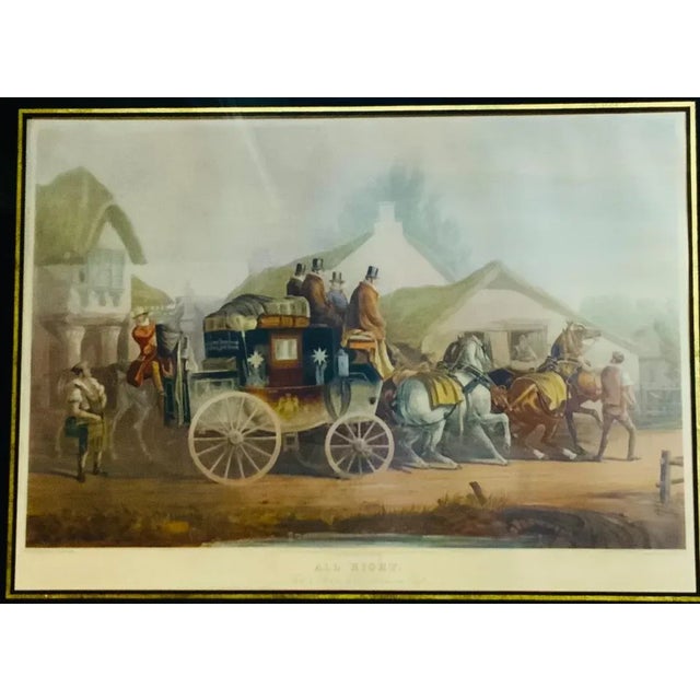 English Coaching Lithograph by c.c. Henderson - Framed For Sale - Image 13 of 18