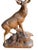 Wood 19th Century Swiss Black Forest Style Wood Carved Stag Deer Brienz For Sale - Image 7 of 11