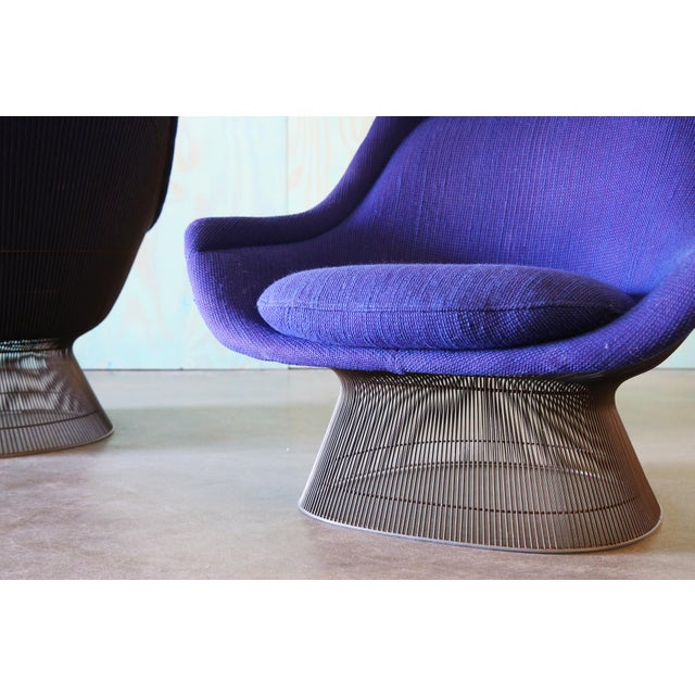 1960s Warren Platner for Knoll Bronze Easy Throne Chairs - A Pair For Sale - Image 12 of 18