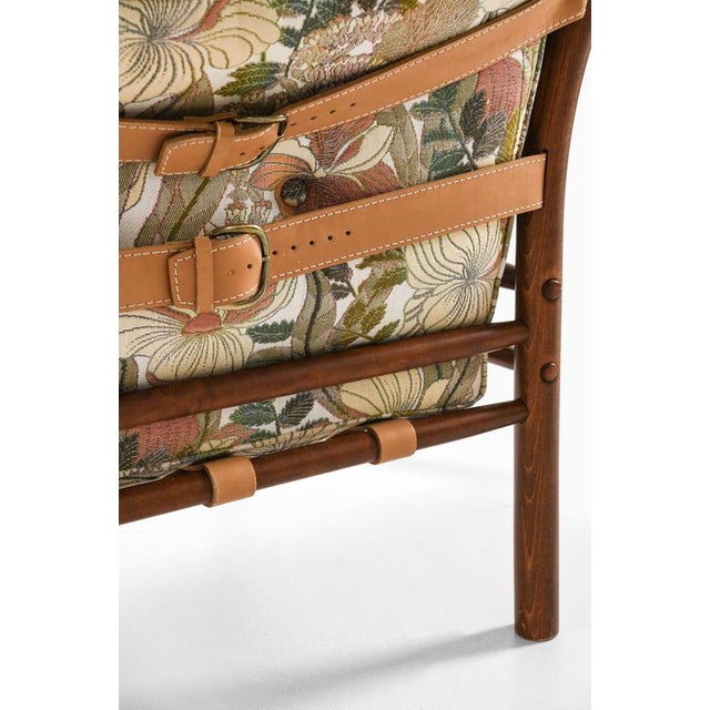 1970s Indra Easy Chairs in Beech, Brass and Leather by Arne Norell, 1970s, Set of 2 For Sale - Image 5 of 10