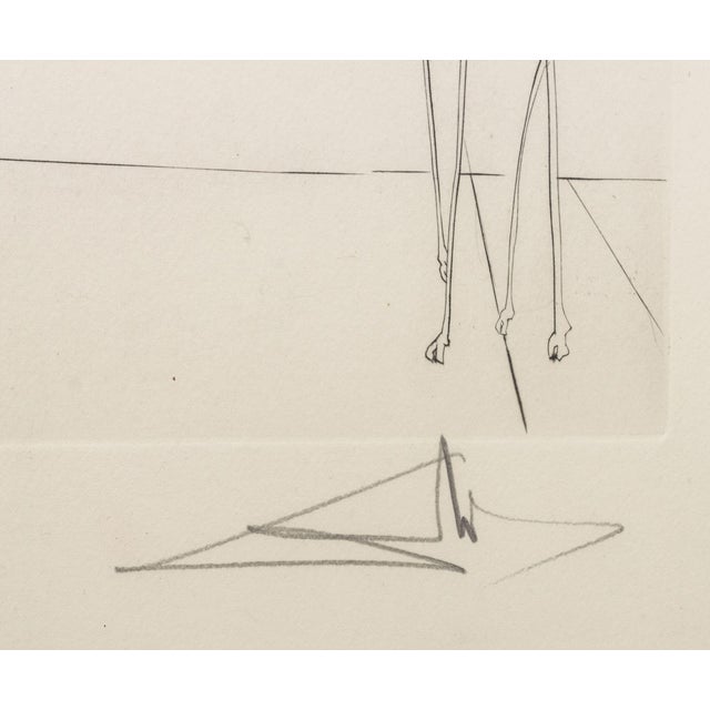 Pink Salvador Dali "Tulip (Lips)" Etching, 1972 For Sale - Image 8 of 12