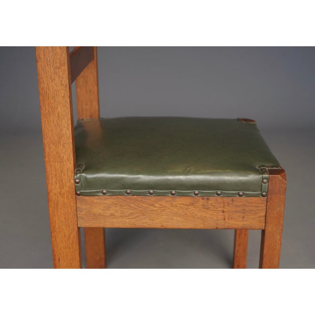 Wood Antique Side Chairs by Piet Klaarhamer, 1917, Set of 2 For Sale - Image 7 of 12