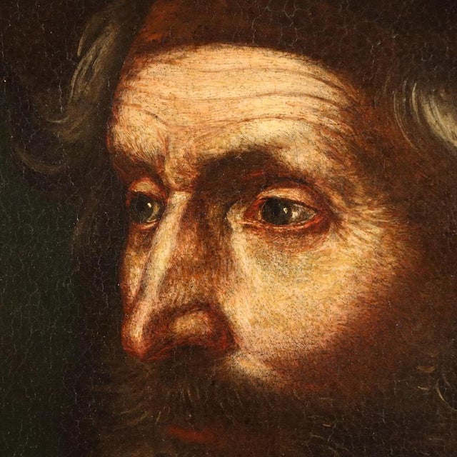Italian Artist, Peasant with Hoe, Oil on Canvas, 1600s-1700s For Sale - Image 5 of 11