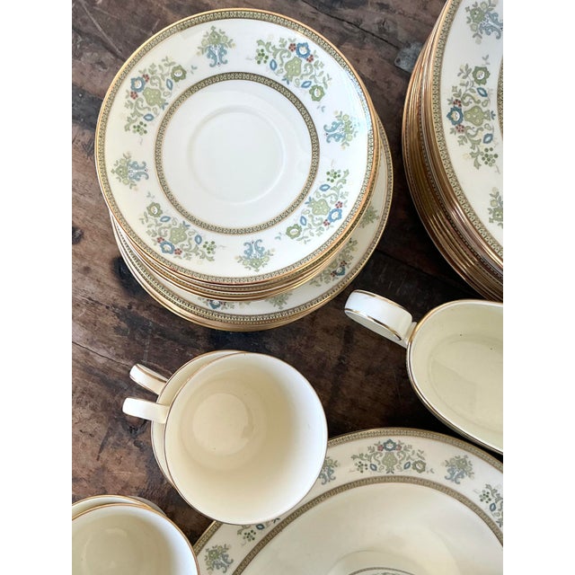 Ivory Vintage Regency Minton “Henley” China - Set of 63 For Sale - Image 8 of 10