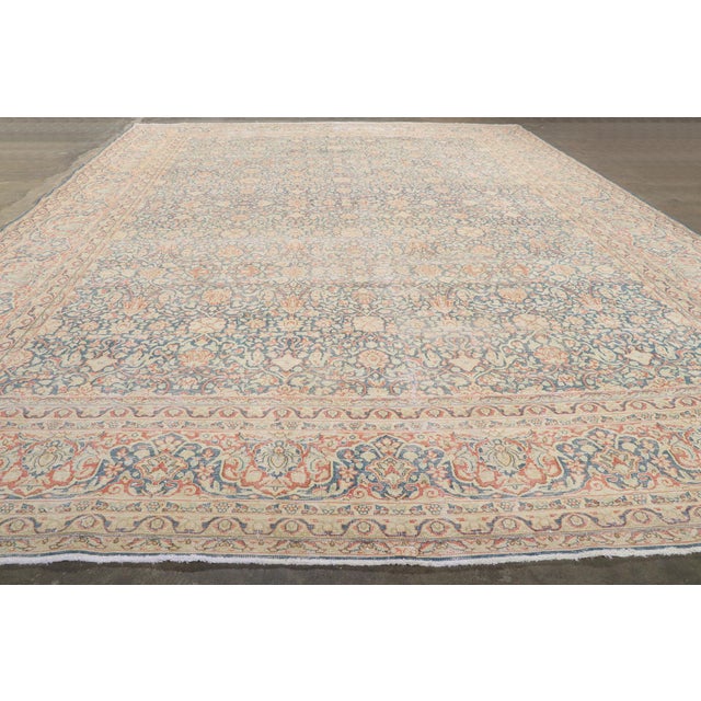 Antique Persian Kerman Rug, 11'03 X 16'04 For Sale - Image 11 of 12