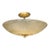 Mid-Century Barovier Y Toso Hand-Blown Murano Glass Chandelier W/ Gold Flecks For Sale