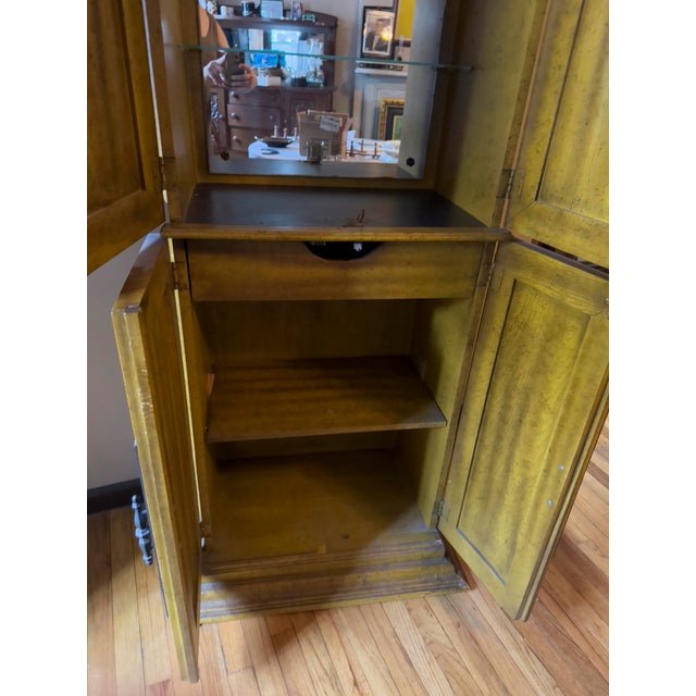 Baker Furniture Company 1970s Spanish Revival Bar Cabinet For Sale - Image 4 of 13