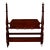 Vintage Cherry Full Size Four Poster Bed Traditional Style For Sale