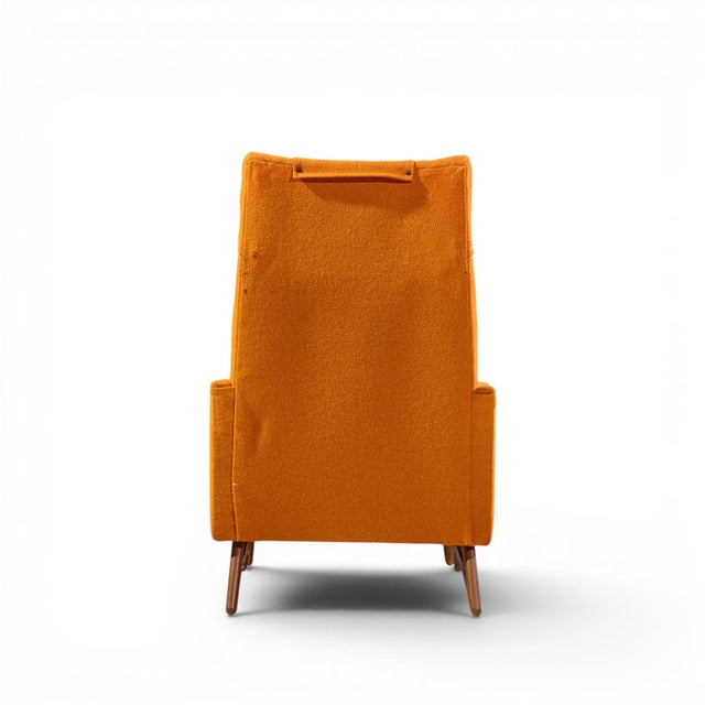 Adrian Pearsall Style Kroehler Mid Century Lounge Chair and Ottoman For Sale In Chicago - Image 6 of 9