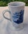 This delightful little mug is sure to be a lovely accent to your table. Blue and Delft go together like PB&J. Yum. Lovely...