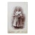Antique Cabinet Card Cute Little Girl Hat Full of Baby Chicks Photograph For Sale