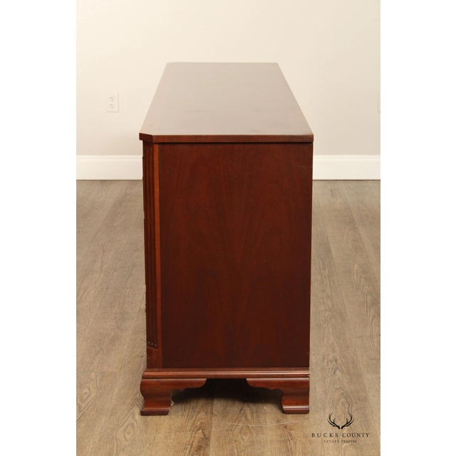 Chippendale Baker Furniture Chippendale Style Mahogany Dresser For Sale - Image 3 of 12