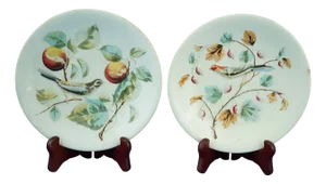 Art Deco Ceramic Plates with Bas-Reliefs from S.C.I. Factory, Laveno, Italy, 1930s, Set of 2