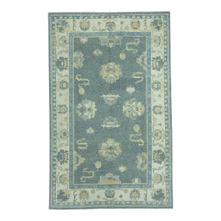 Turkish Oushak Rug 6' x 9'7" #19105 For Sale