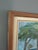 Mid-Century Modern 'Pathway to the Sea' Vintage Original Landscape Oil Painting, Framed For Sale - Image 6 of 13