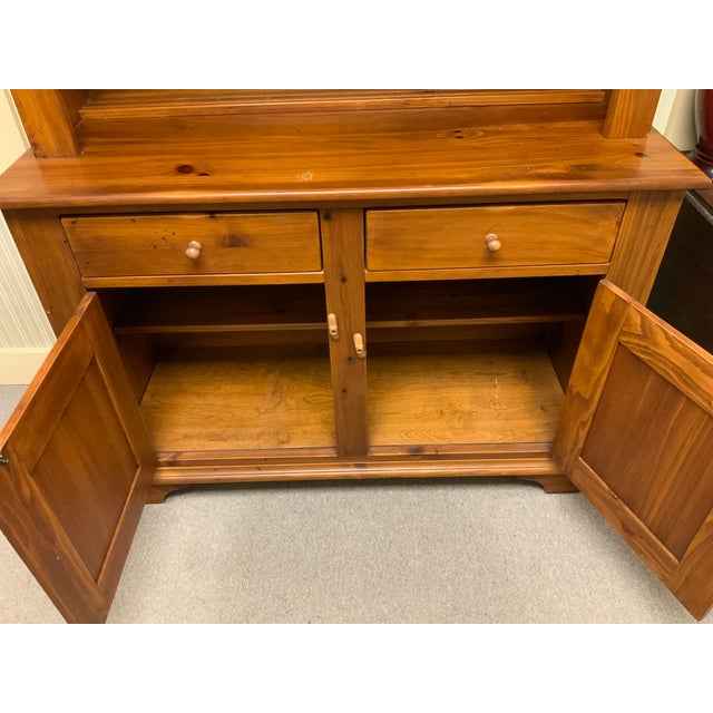 Late 20th Century Ethan Allen Pine Cabinet For Sale - Image 10 of 14