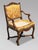 Late 18th Century 18th Century French Walnut Upholstered Armchair, 1790 For Sale - Image 5 of 13