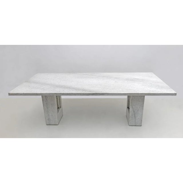 Delfi Marble Dining Table attributed to Marcel Breuer and Carlo Scarpa for Gavina, Italy, 1968 For Sale - Image 10 of 10
