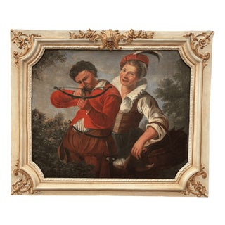 Haarlem School Artist, Man with a Crossbow, 17th Century, Oil Painting on Canvas, Framed For Sale