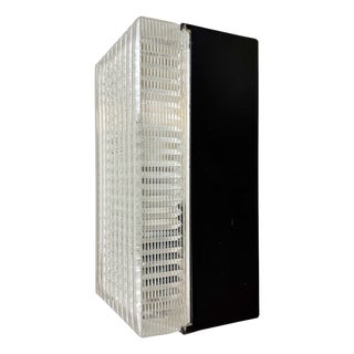 Vintage Glass Wall Light from Napako, 1970s For Sale