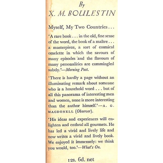 Traditional "The Finer Cooking or Dishes for Parties" 1937 Boulestin, X.M For Sale - Image 3 of 12