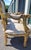 French Provincial Mid 20th Century A Pair of Oversized Gilt Wood Rococo French Armchairs For Sale - Image 3 of 13